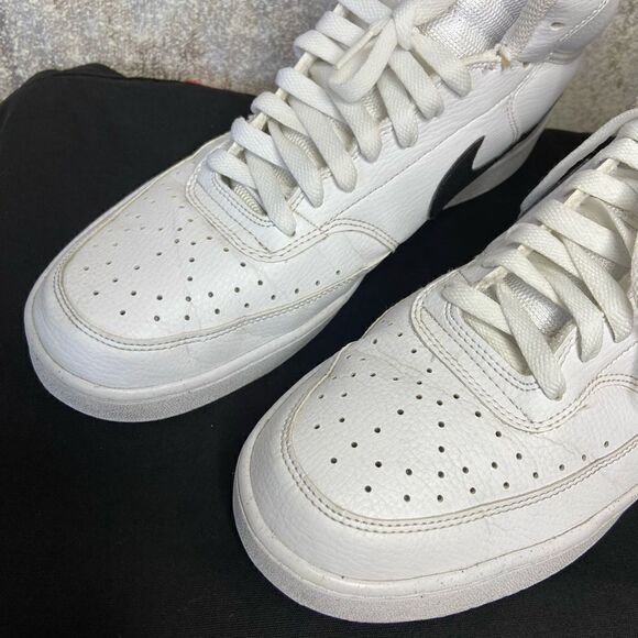 Nike Court Vizion White Sneakers Size 12 - Picture 10 of 11